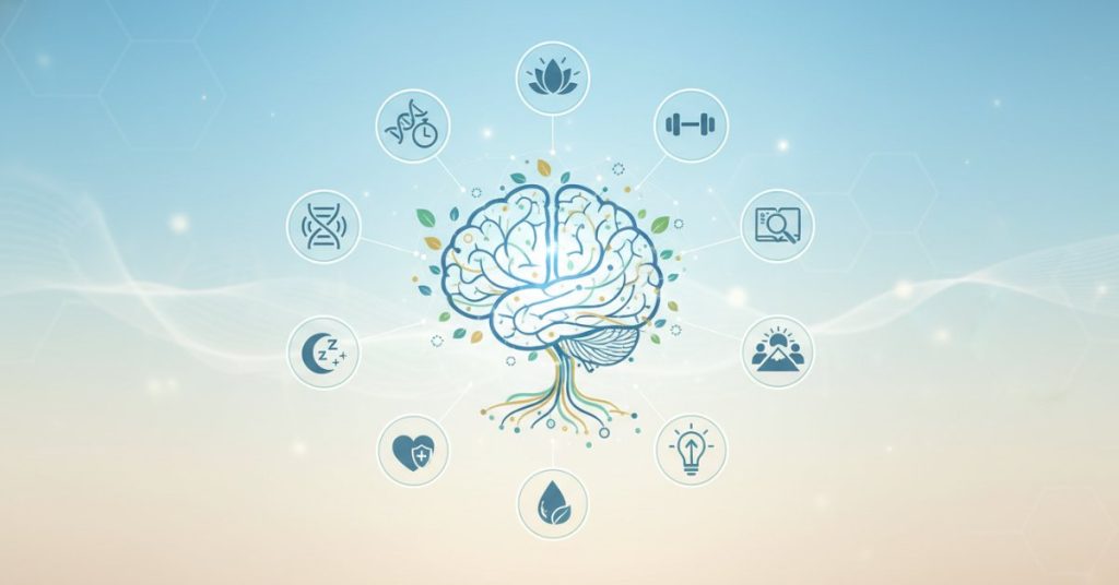 Hình ảnh một người đang thiền định trong khung cảnh thiên nhiên yên bình, tượng trưng cho quá trình chữa lành bản thân và tìm lại sự cân bằng tinh thần.