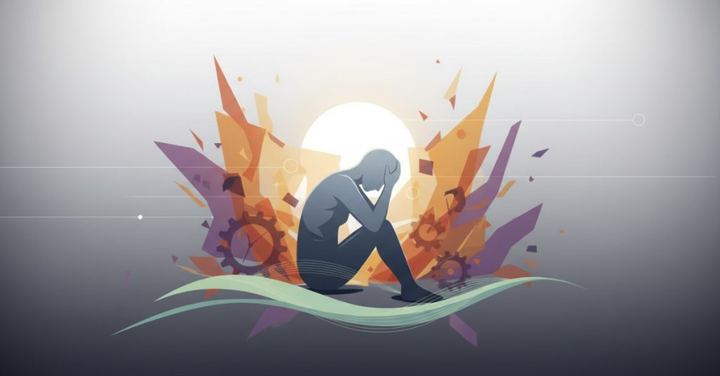 Hình ảnh một người đang ngáp hoặc có biểu cảm mệt mỏi, uể oải, phản ánh tình trạng mệt mỏi cuối năm phổ biến. Bối cảnh có thể liên quan đến công việc hoặc áp lực thời gian, minh họa rõ nét các nguyên nhân khiến cơ thể uể oải dịp cuối năm.